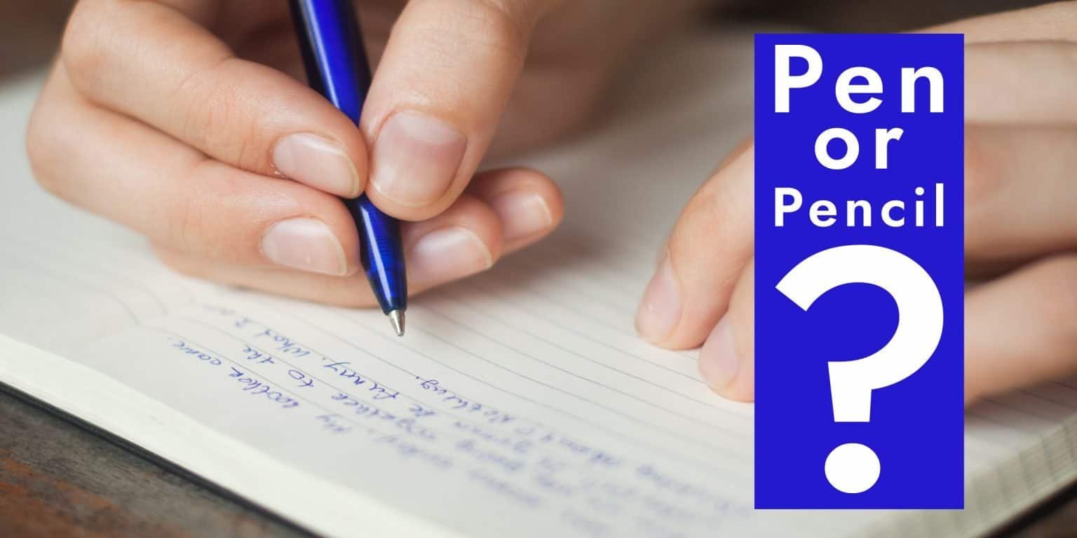 Pen Or Pencil For A Journal? Find Out Which Is Best For You Cute Notebooks + Journals