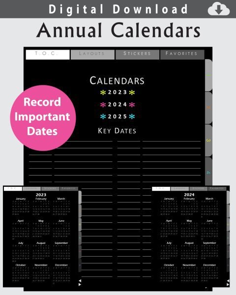 Digital Calendars for Planning