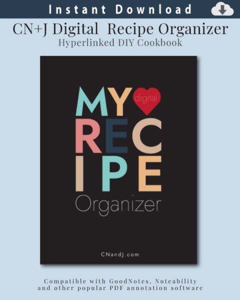 Digital Recipe Organizer Cover