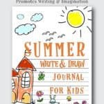 Summer Write and Draw Journal for Kids Cover Design