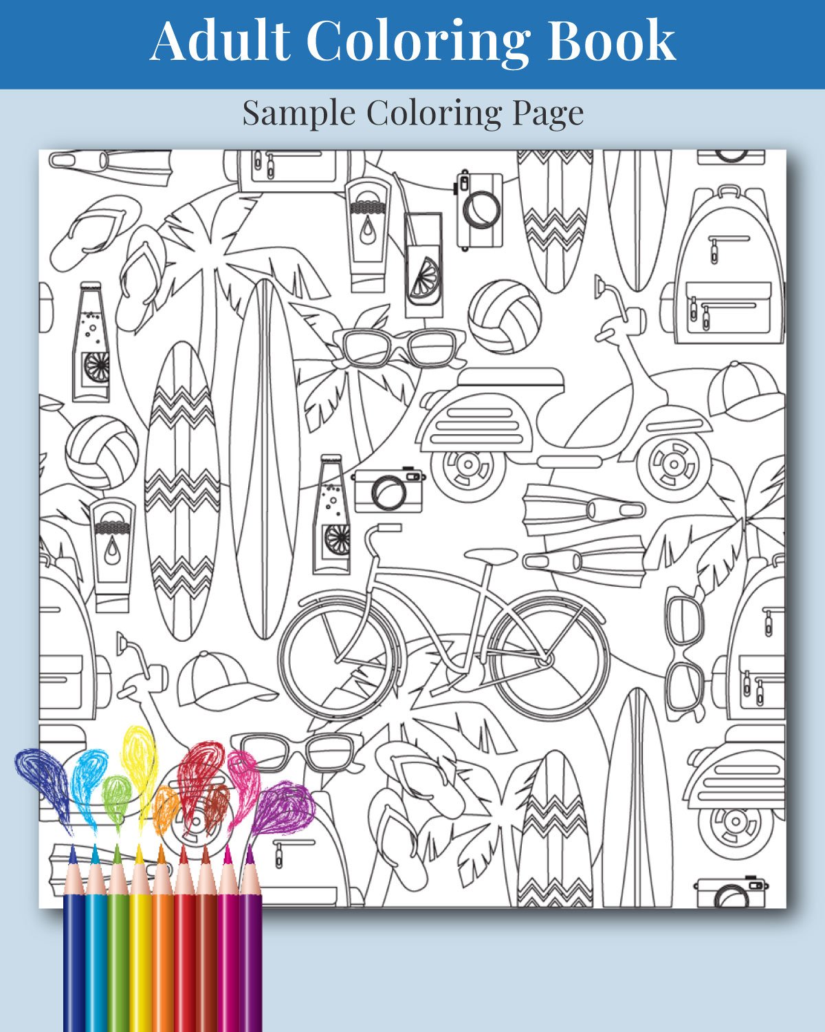 Surfs-Up-Dude-Adult-Coloring-Book-Sample-02