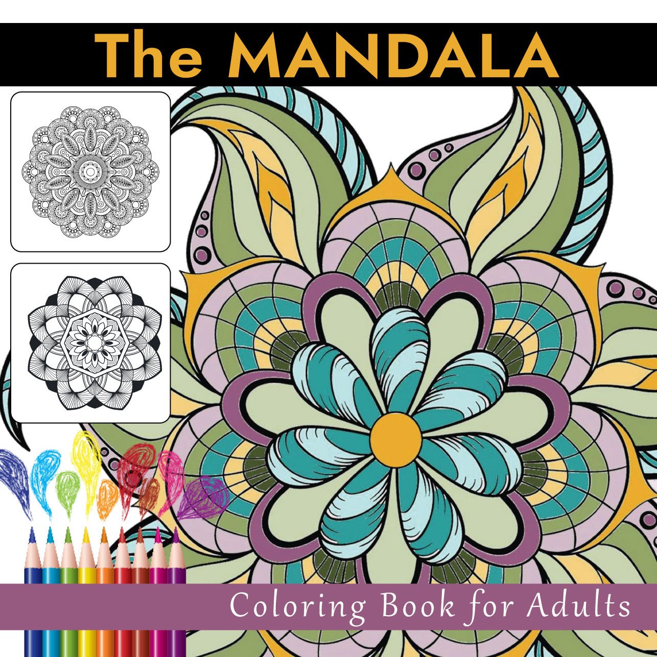 The-Mandala-Adult-Coloring-Book-Cover-Front