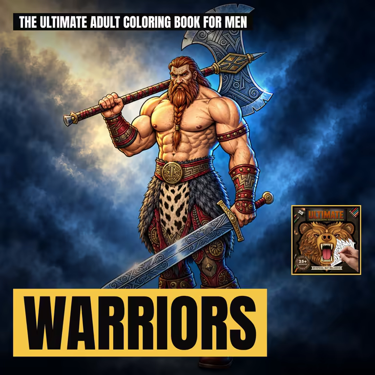 the-ultimate-adult-coloring-book-for-men-4-warriors